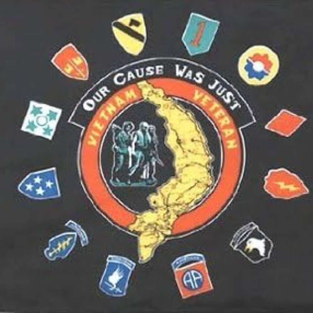 VIETNAM VETERAN 3'x5' Polyester Flag "OUR CAUSE WAS JUST"